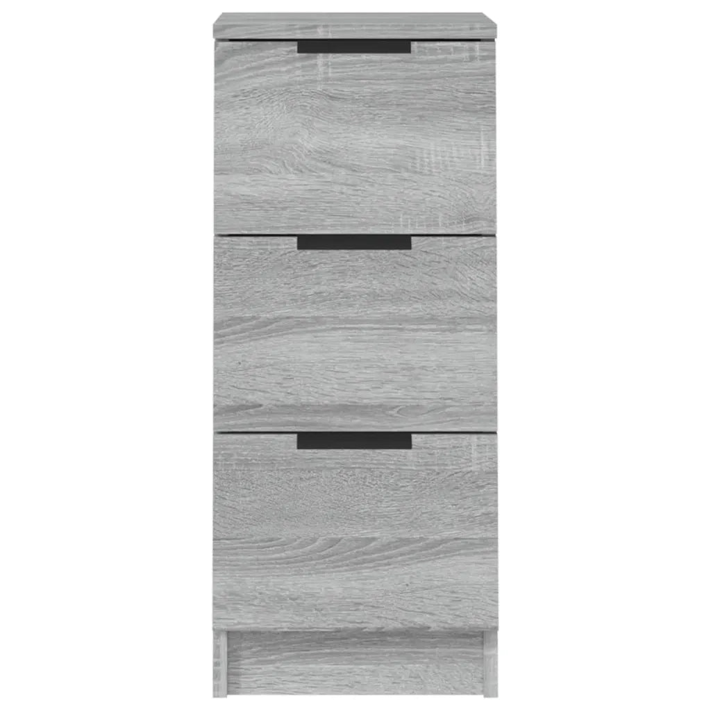 Credenze 2 pz Grigio Sonoma 30x30x70 cm in Legno Multistrato cod mxl 13662
