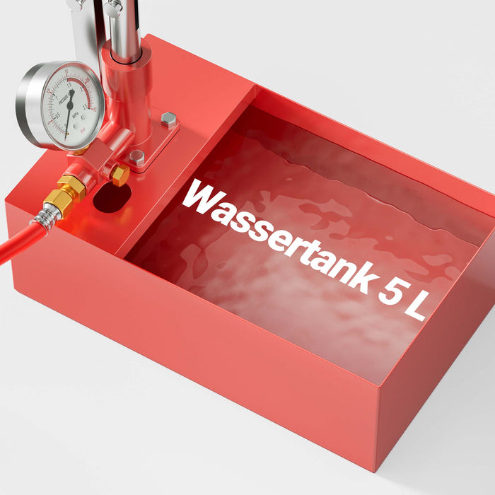 Pompa di riempimento e collaudo 25 bar per impianto solare riscaldamento acqua