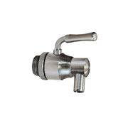 Rubinetto inox olio vino antigoccia bidone fusto botte beccuccio girevole 1/2'