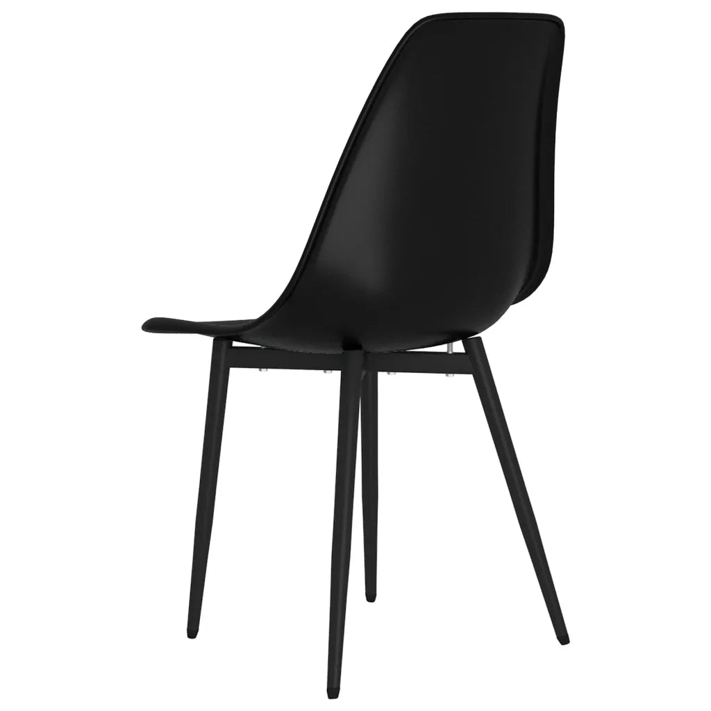 Sedie da Pranzo 6 pz Nere in PP cod mxl 6015