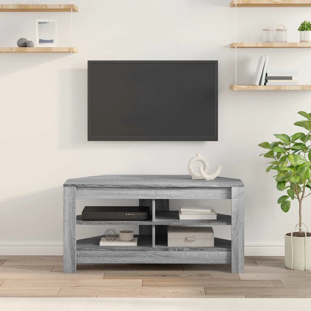 MobileTVAngolare 102 x 40,5 x 45 cm Grigio Sonoma 889781