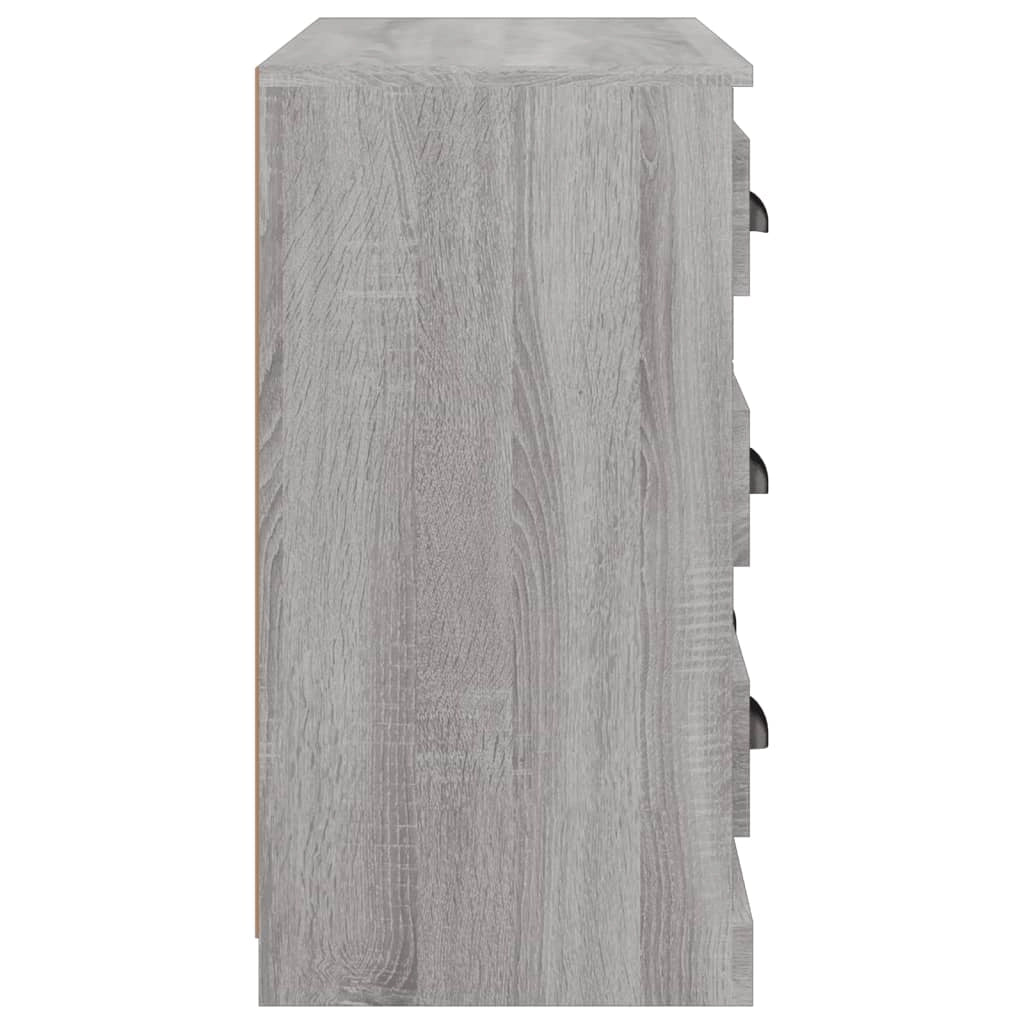 Buffet credenza cassettiera mobiletto mobile contenitore organizer cucina soggiorno Sonoma 70 x 35,5 x 67,5 cm legno ingegnerizzato grigio 02_0036515