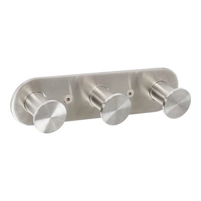APPENDIABITO TRIPLO MOD. BLIZZ SPAZZOLATO- Spazzolato cm 17,5xh.4,5x3,4- METAF- pezzi 1