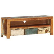 Mobile Porta TV 110x30x40 cm in Legno Massello di Recupero cod mxl 24964