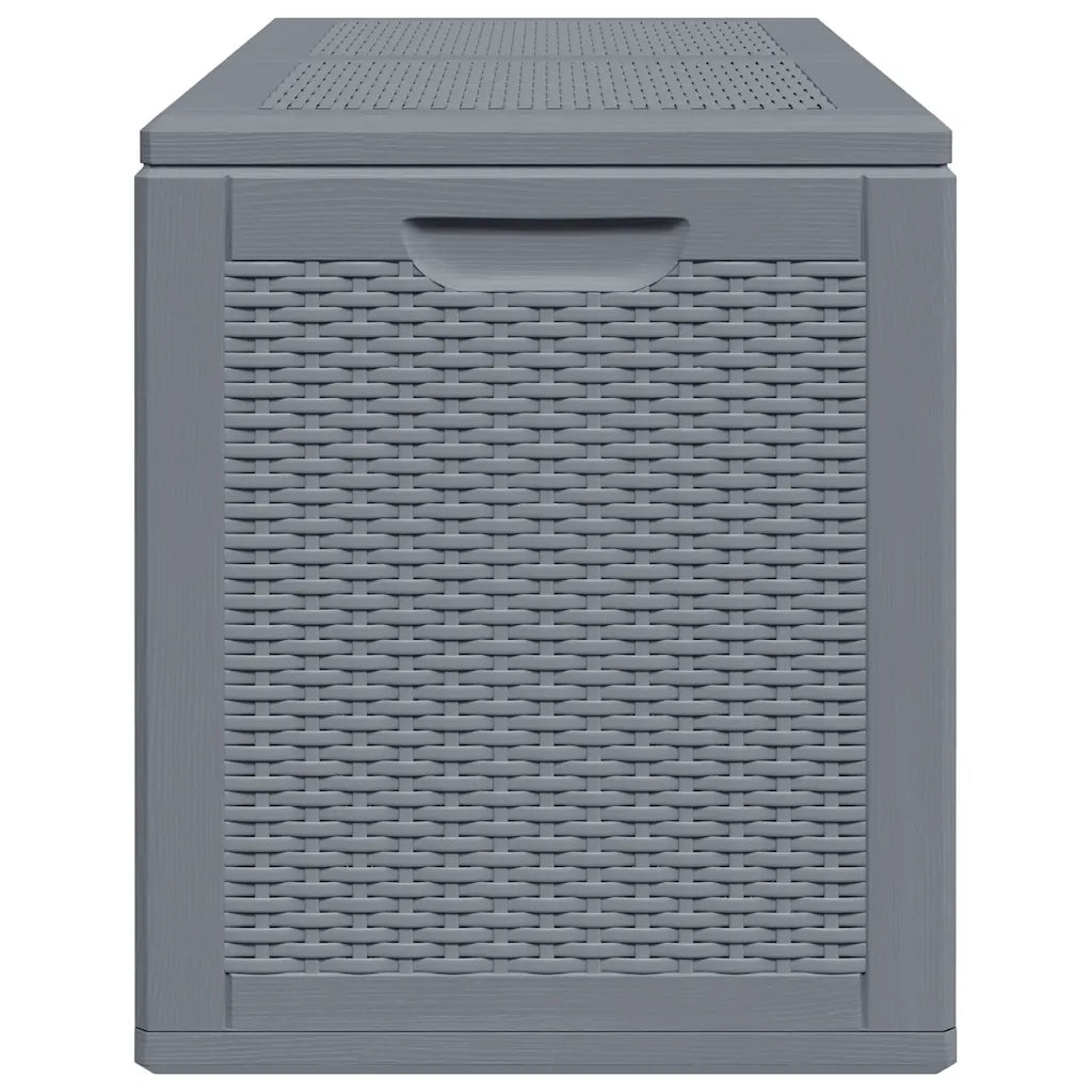 Contenitore da Giardino Grigio in Rattan PP 180 L 364060