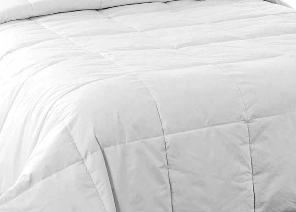 Interno Piumino Antiacaro Piumone Letto Invernale Anallergico 300gr Bianco Lavabile - Piazza E Mezza - Invernale