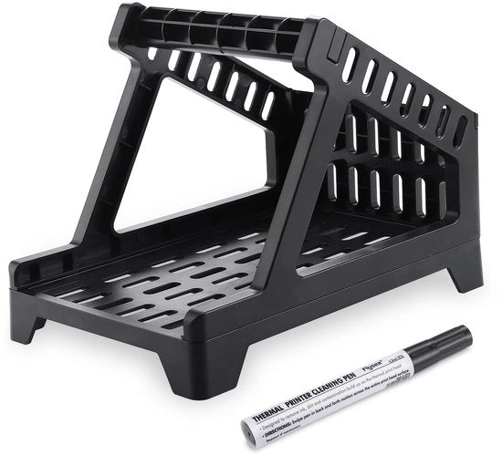 Etichettatore automatico adesivo - Accessori per stampanti etichetta desktop - Facile da installare - Compatibile con stampanti termiche - Incluso pennello per pulizia - Ospita etichette