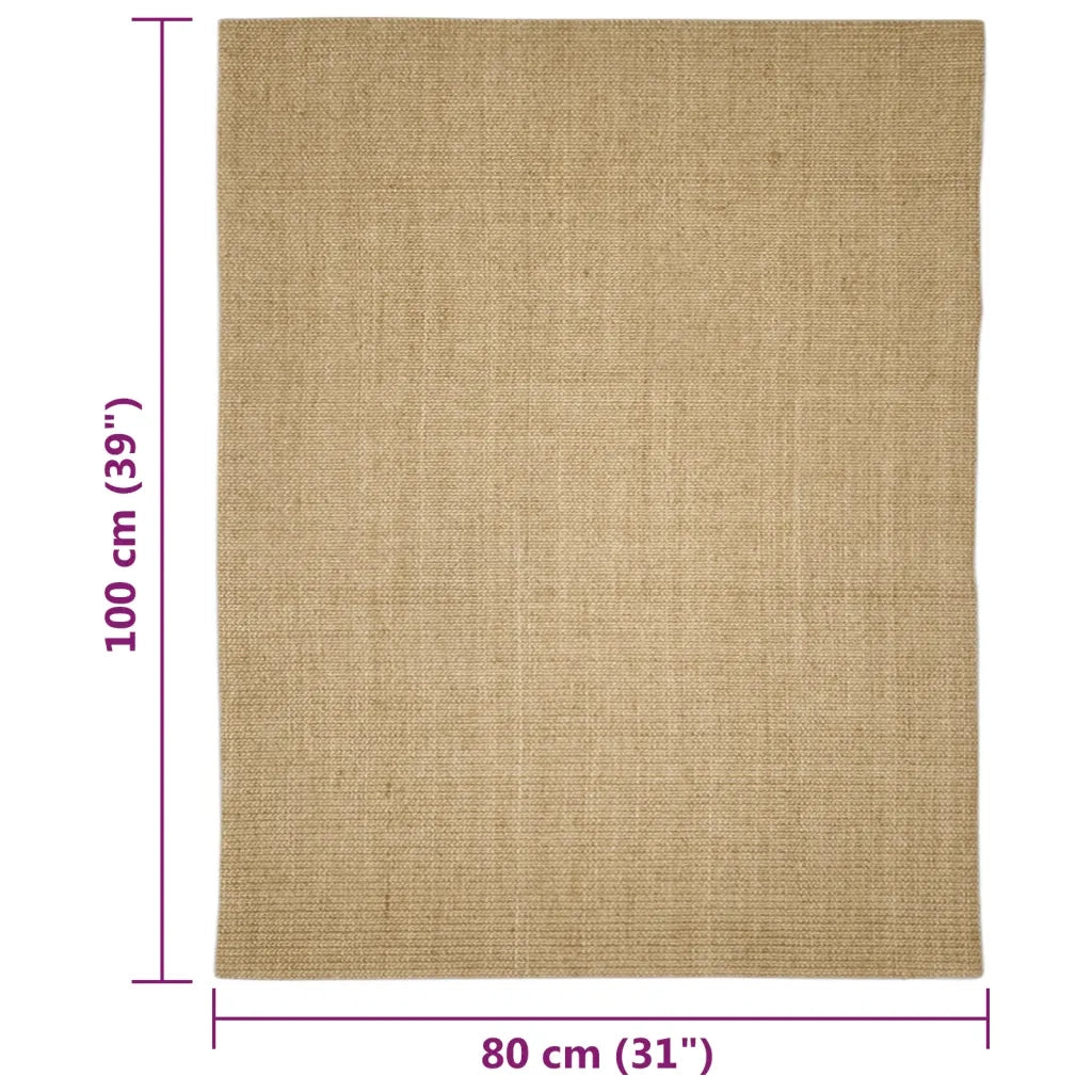 Tappeto in Sisal per Tiragraffi 80x100 cm CFW2177483