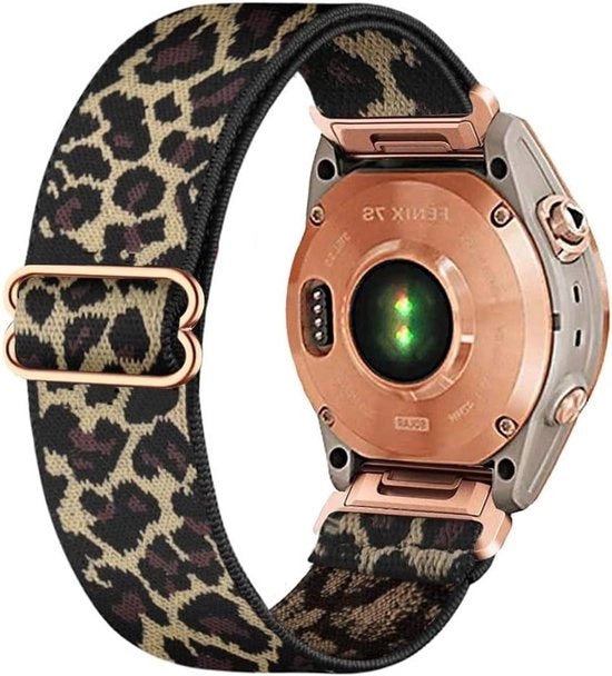 Cinturino orologio elastico in nylon premium - 20mm - compatibile con Garmin Fenix 7S/6S/5S/Descent Mk2S - cinturino elastico sostitutivo - Epix Pro 42mm - uomini e donne - Quick Fit
