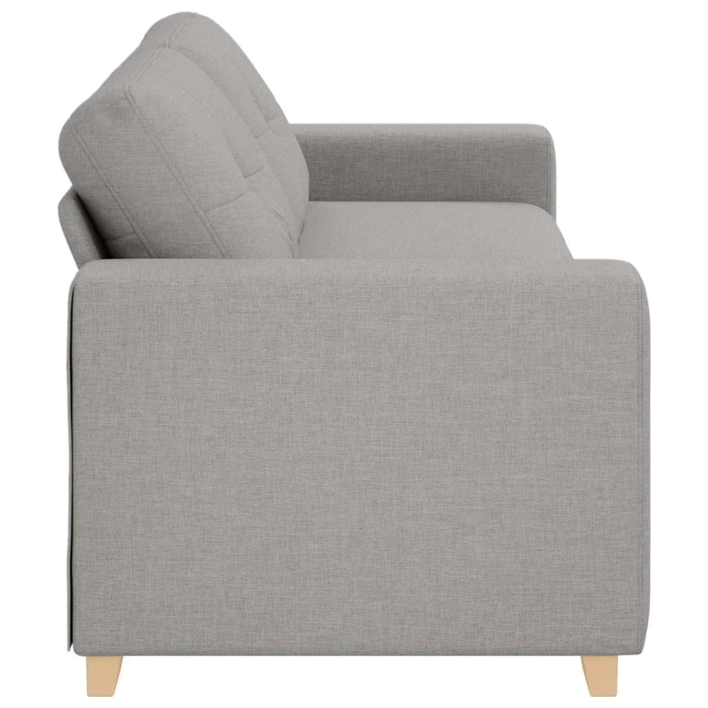 Divano 3-Persone con cuscino Grigio nuvola Tessuto 4105096