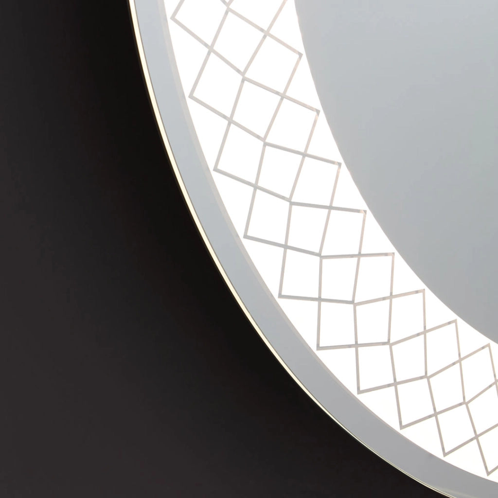 Specchio rotondo 70 cm con led illuminato