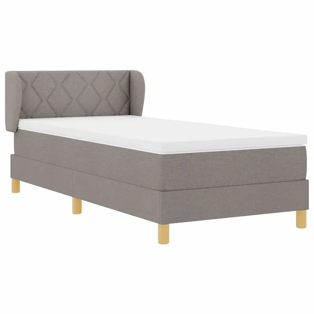 Letto a molle con materasso Talpa 100 x 200 cm Tessuto 3340266