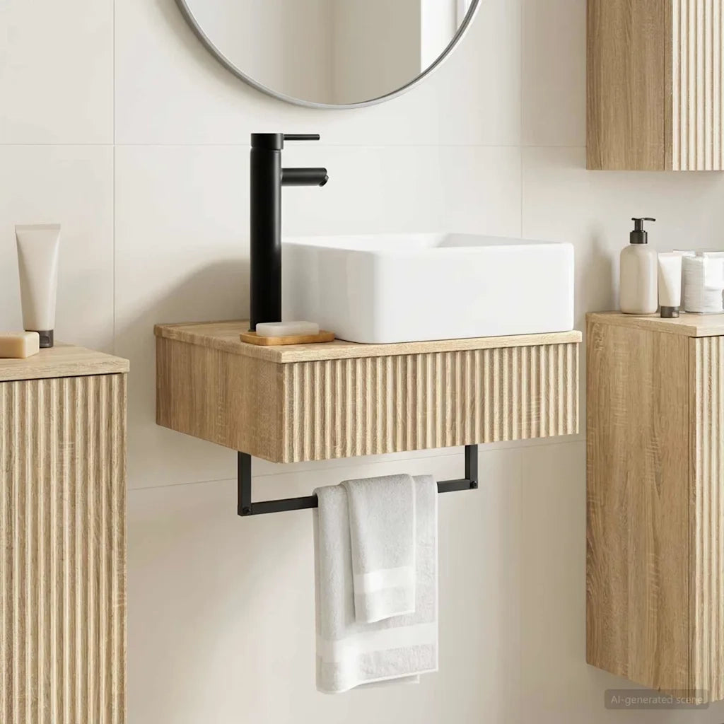 Lavabo da Parete Rovere Sonoma 53 x 35 x 39 cm