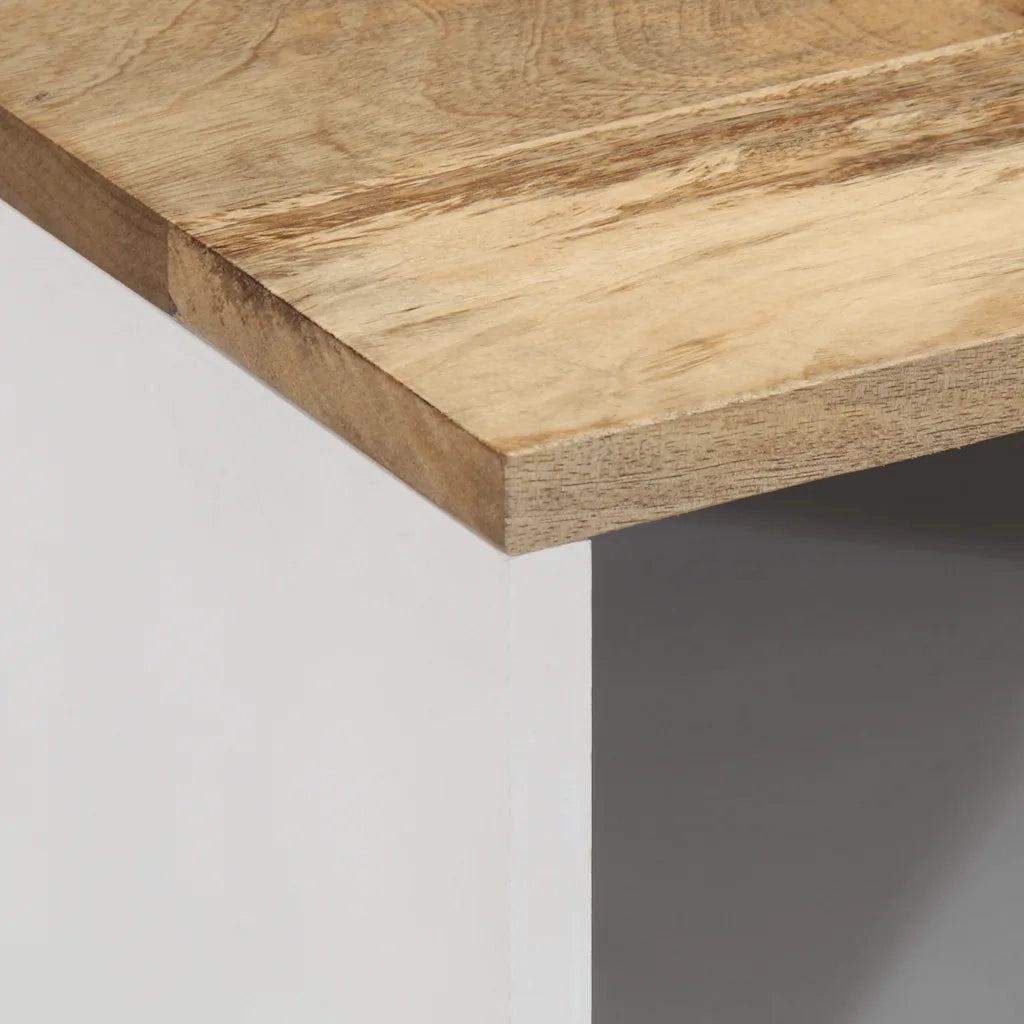 Mobile Porta TV 80x31,5x46 cm in Legno Massello di Mango 4018679