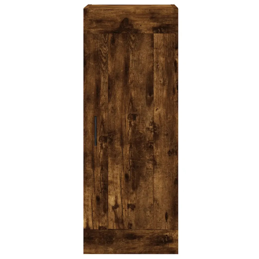 Credenza | Madia | Buffet da pranzo | Armadio da pranzo Rovere Fumo 34,5x34x180 cm in Legno Multistrato