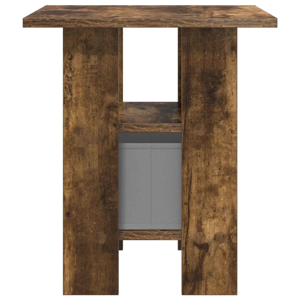 Set di 2 Comodini | Armadio da Notte | Mobiletto da notte Rovere fum¨¦ 41 x 40 x 45 cm Legno multistrato