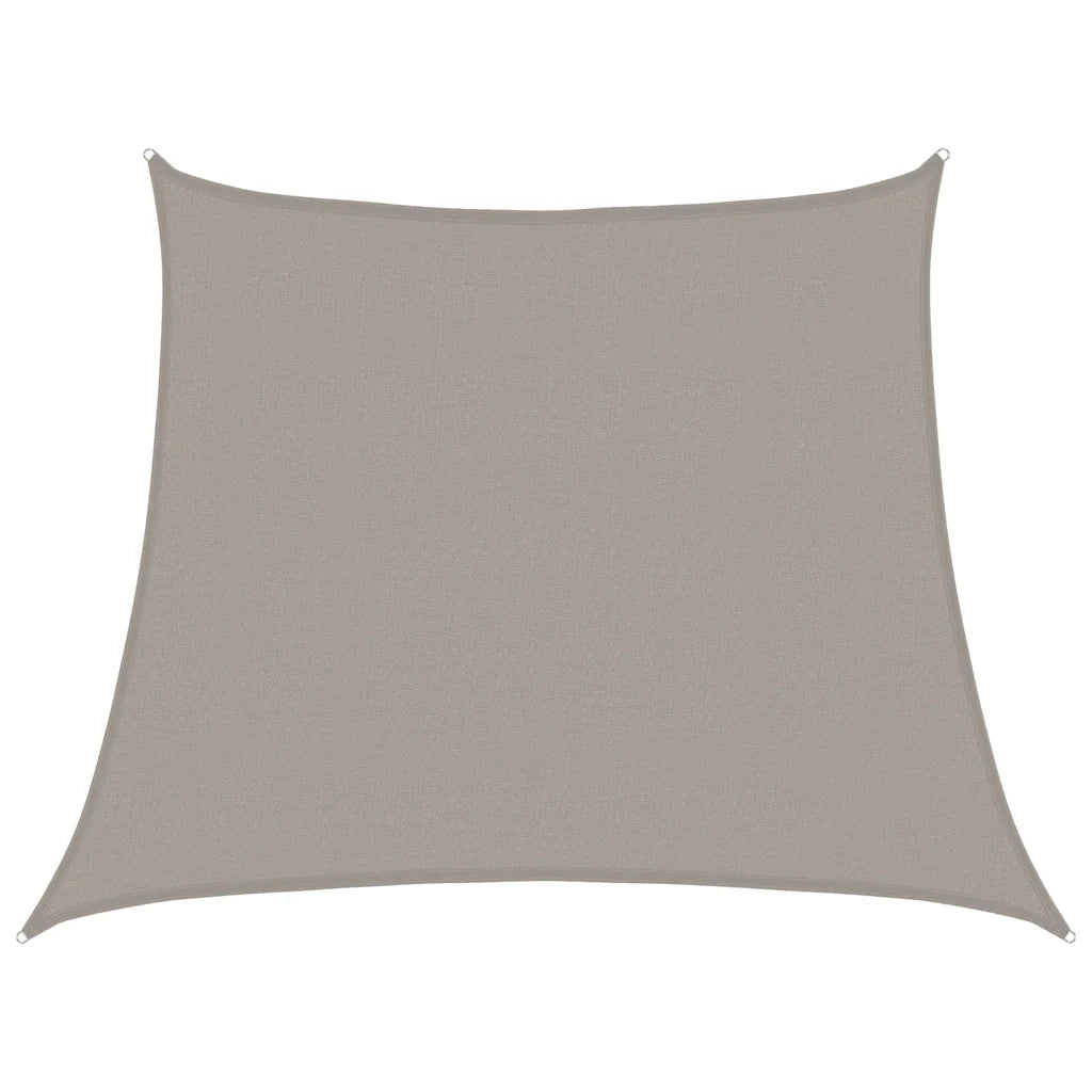 Vela Parasole 160 g/mÂ² Trapezio Grigio Chiaro 3/4x3 m in HDPE