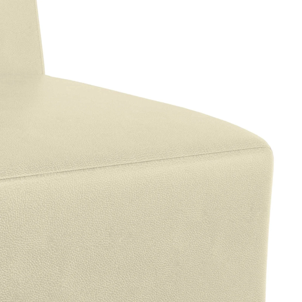 | Unità di Divano Modulare Senza Braccioli | Crema 55 x 74 x 82 cm 4108488