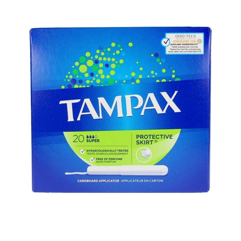 SET 12 TAMPAX BLUE BOX ASSORBENTI INTERNI SUPER  FLUSSO ABBONDANTE DA 20 PZ