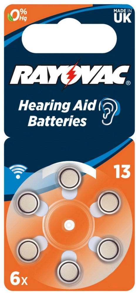 10pz varta batteria acustica 13  confezione da 6pz. cod:ferx.93495