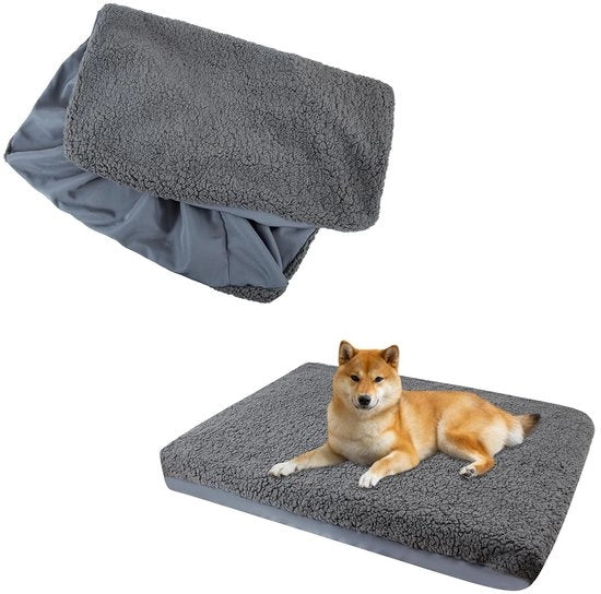 Cuscini per Cani Acquaioli - Alternativa al Letto per Cani - Piuma Molle - Progettazione a 3 Strati - Cuscino Rimovibile - 76 x 51 x 15 cm