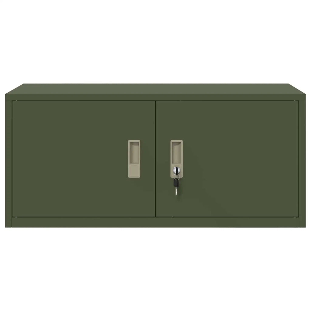Armadio Verde oliva 90 x 40 x 40 cm Acciaio 891632