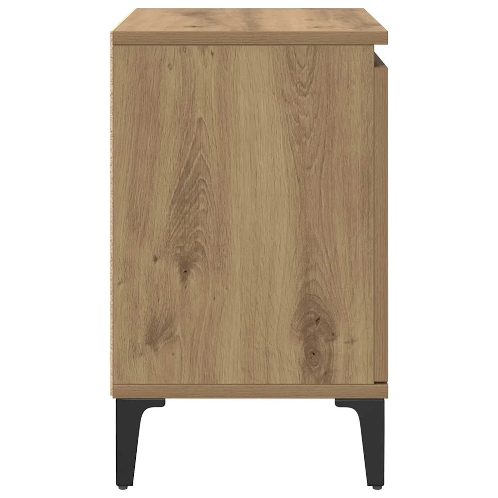 Armadio da Notte Rovere artigianale 40 x 30 x 50 cm 875108