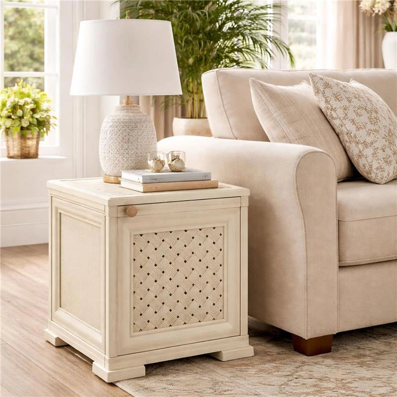 MOBILE 1 MODULO ANGORA 40X43X46 CM CON ANTA TRAFORATA – CONTENITORE COMPATTO ORGANIZZAZIONE CASA PER ZONA LIVING E INGRESSO