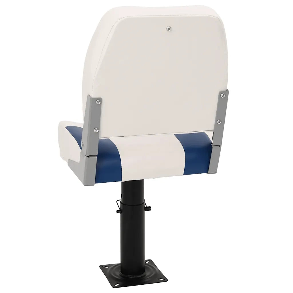 Sedili Barca con Supporto 2pz Altezza Regolabile Girevole 360Â°