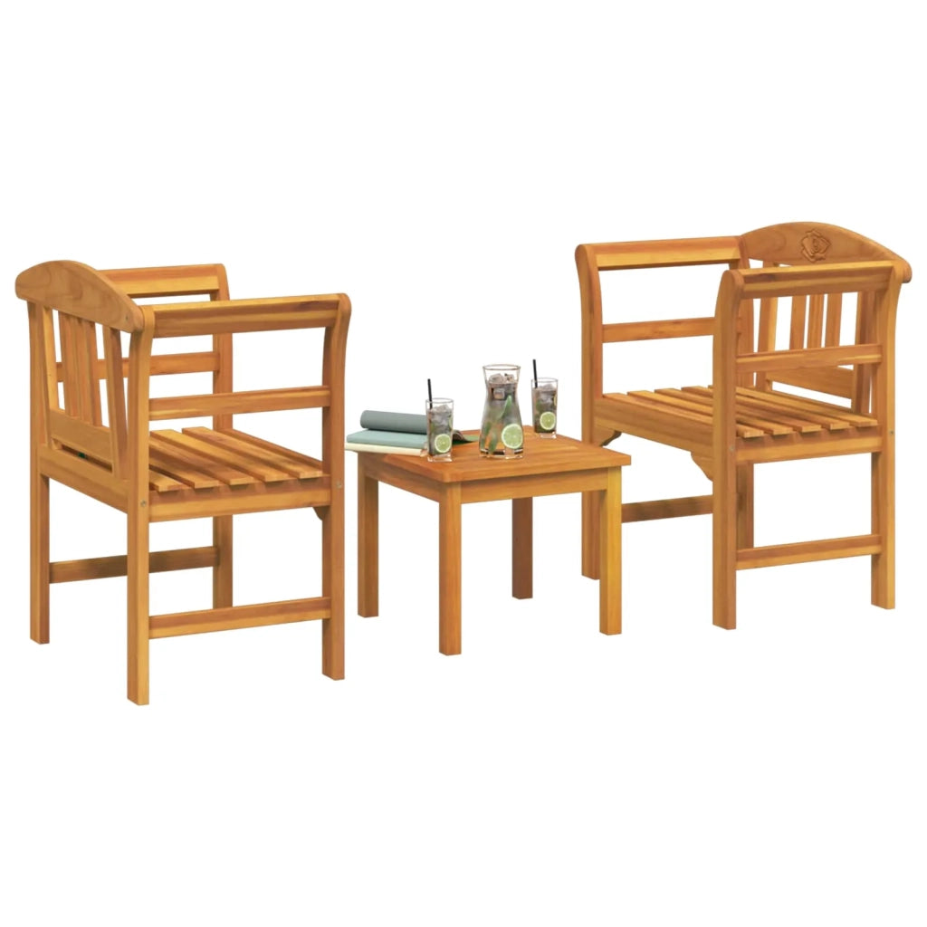 Set da giardino con divano a rosa 3 pcs 3416312