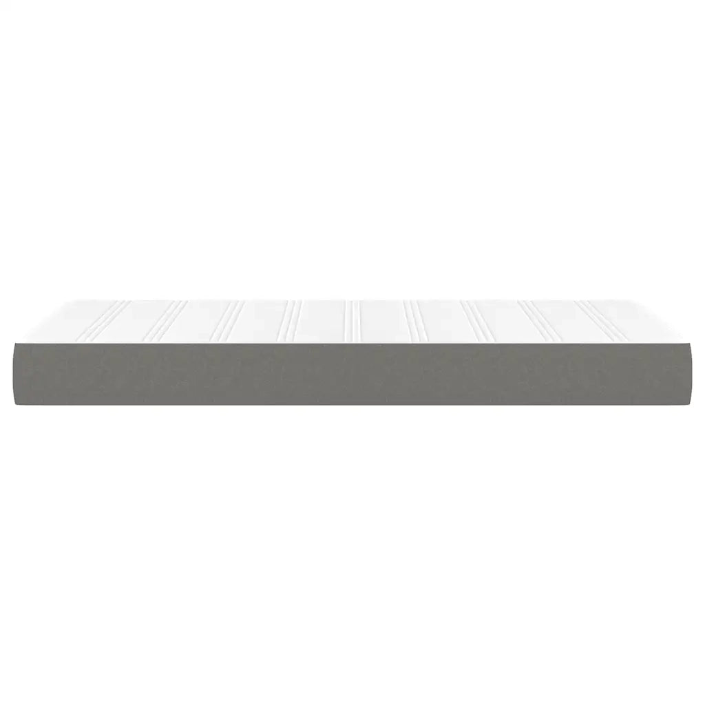 Materasso a Molle per Bambini Rigidità Media Grigio Scuro 80x160 cm in Tessuto 4016536