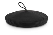 Coperchio per cesto cilindrico prodotto a mano Plam 50cm Colore: Beige e Blu