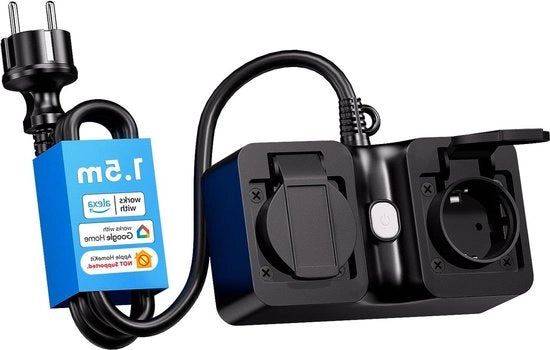 Cavo esterno 15m timer per contatto esterno waterproof 2 vie compatibile con Alexa e Google Assistant - IP44 16A - solo 24GHz