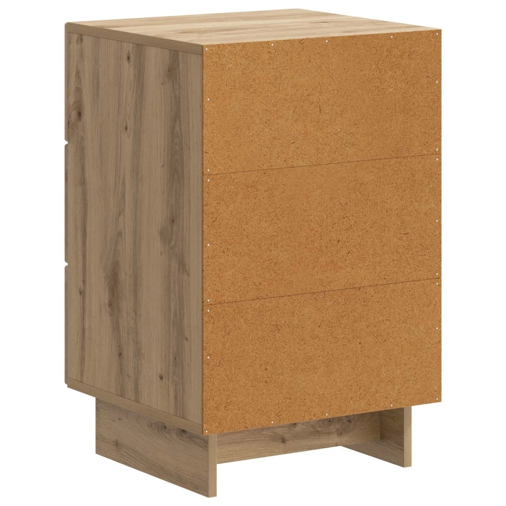 Comodino | Armadio da Notte | Mobiletto da notte Rovere Artigianale 43 x 41 x 66,5 cm