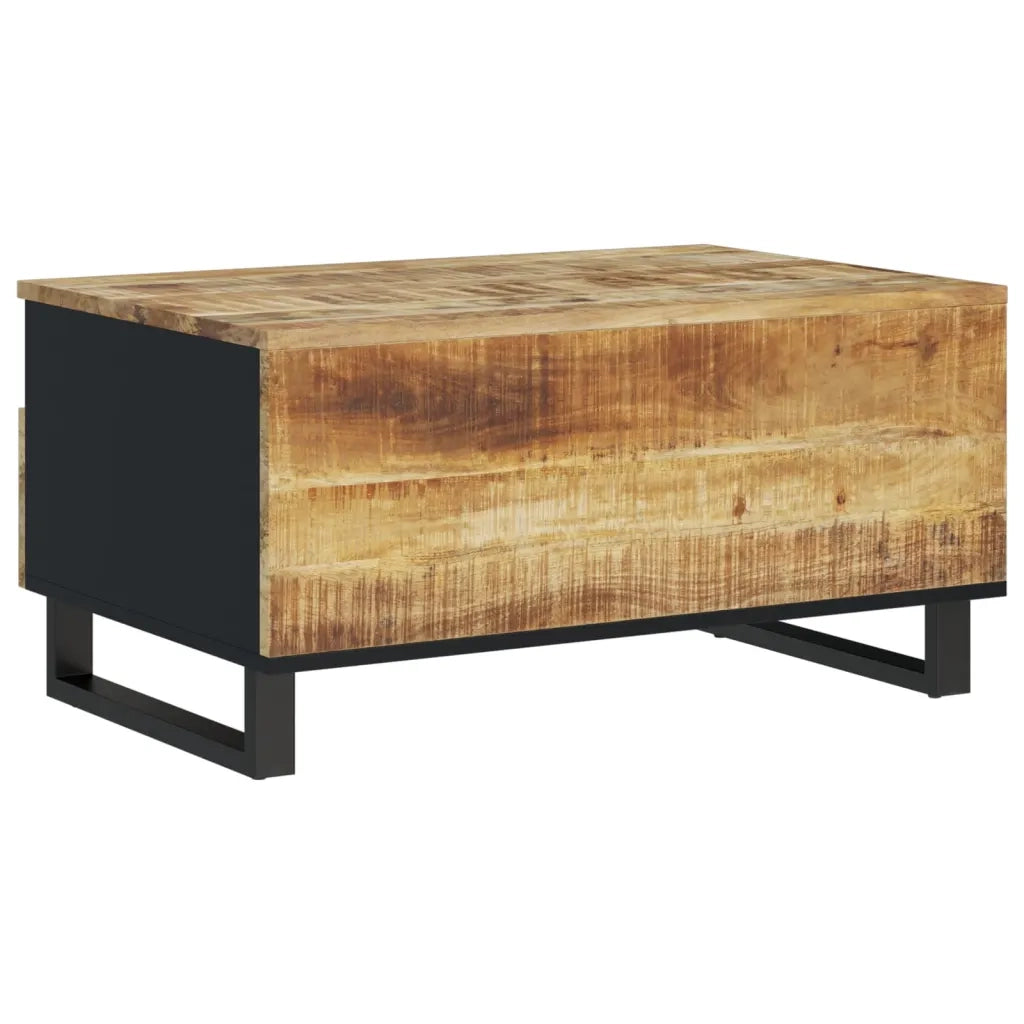 Tavolino da Soggiorno 80x54x40 cm Massello Mango e Multistrato 351954