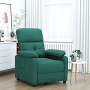 Poltrona Reclinabile in Tessuto Verde Scuro 289668