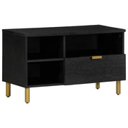 Mobile Porta TV Nero 80x33x46 cm in Legno Multistrato