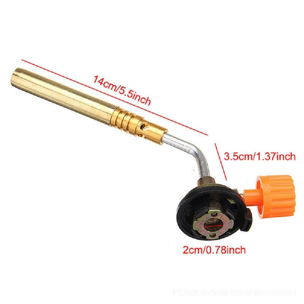 Trade Shop - Mini Cannello Saldatore A Gas Minisaldatore Torcia Fiamma Ossidrica Accensione -