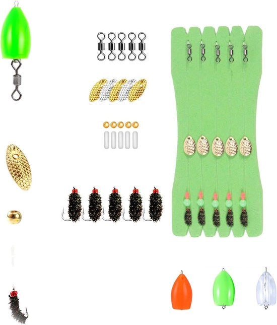 5 pezzi di attrezzi per pesca a strascico in acciaio inossidabile per accessori da pesca con piastre di stampo per attrezzatura da pesca all'aperto