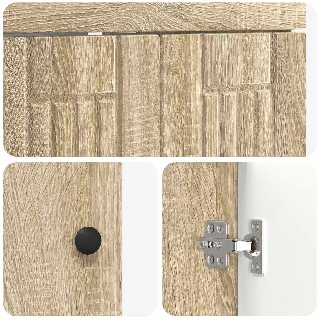 Mobiletto da bagno sotto il lavello Rovere Sonoma 890036