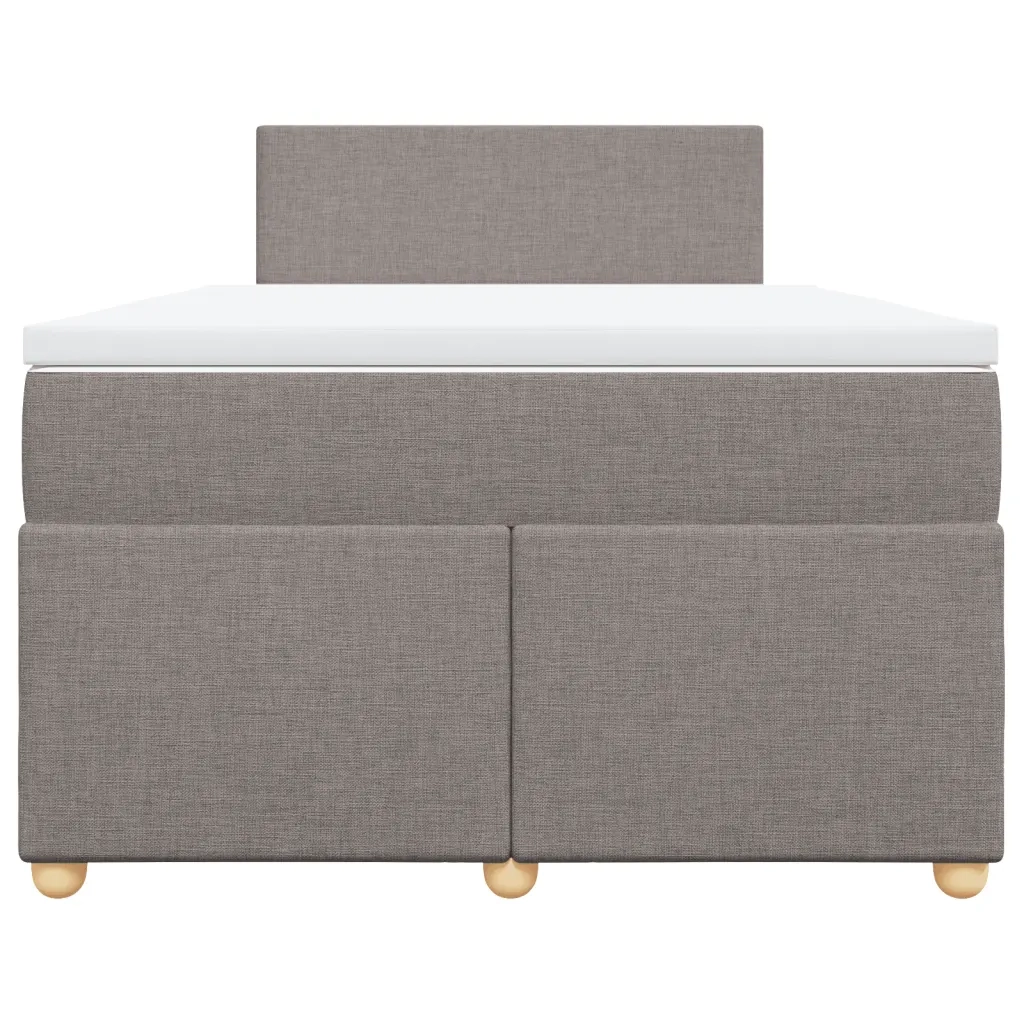 Giroletto a Molle con Materasso Tortora 120x200 cm in Tessuto 3288944