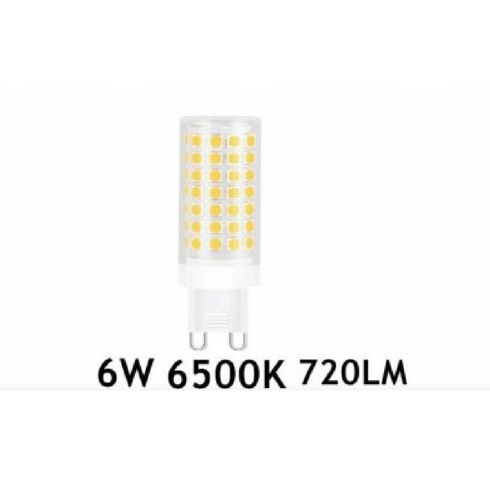 Trade Shop - Lampadina Led G9 6 Watt 720lm Luce Calda 3000k Naturale 4000k Fredda 6500k -