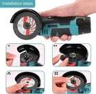 Mini FLEX Smerigliatrice a 2 Batteria 12V 76MM 19500RPM a Litio + Valigetta