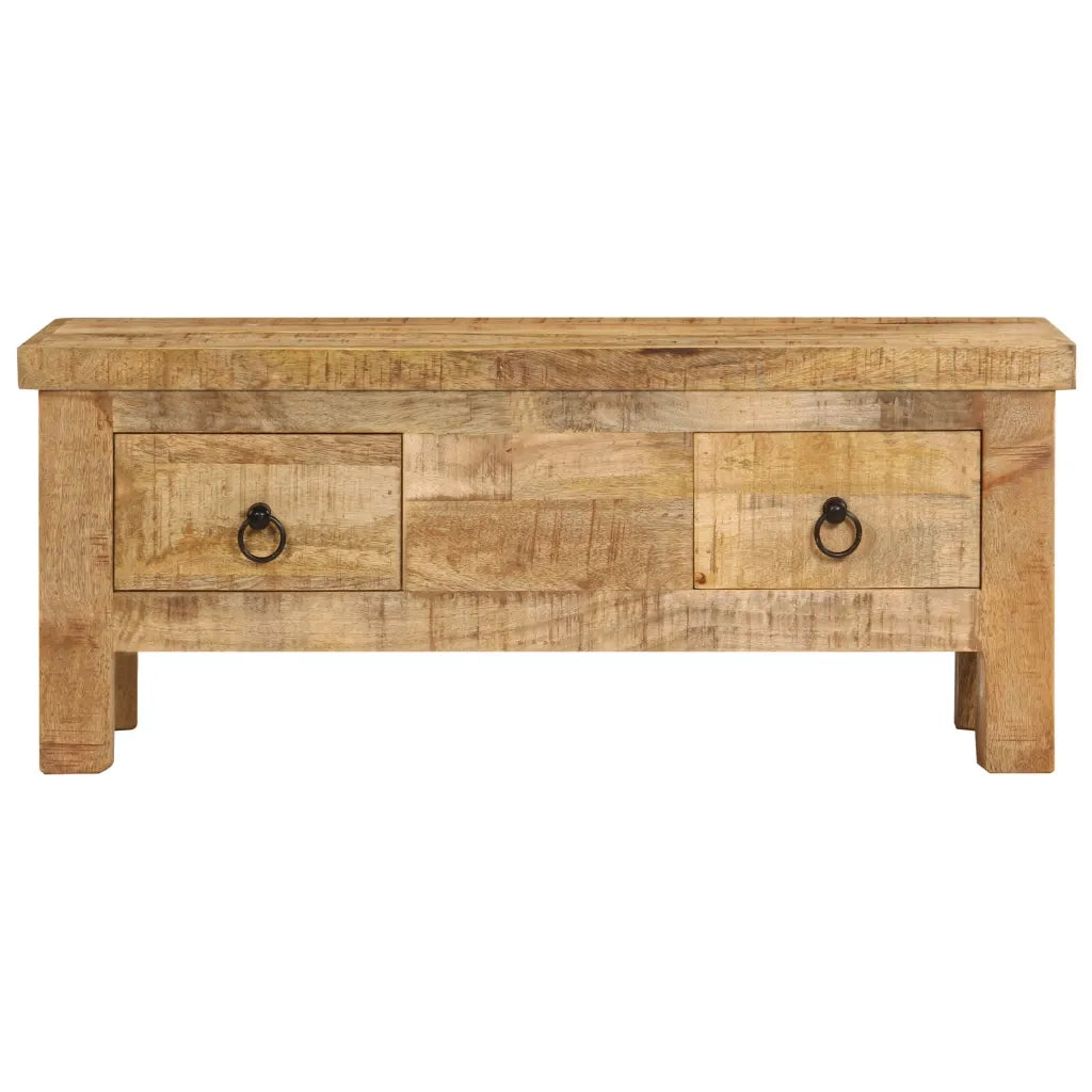 Tavolino da Salotto 90x45x35 cm in Legno Massello di Mango 247326
