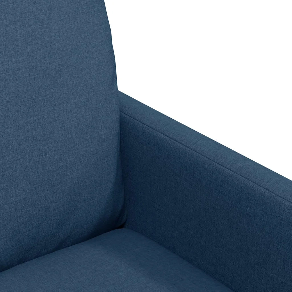 Sedie da pranzo 2 pcs Blu 57 x 67 x 98 cm Tessuto