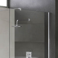 Parete Doccia Walk-In 100 cm in Cristallo Trasparente 8mm H198 Fosterberg Side