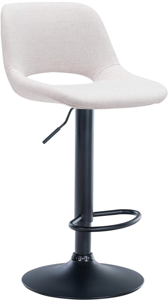 Barhocker Camden Stoff schwarz