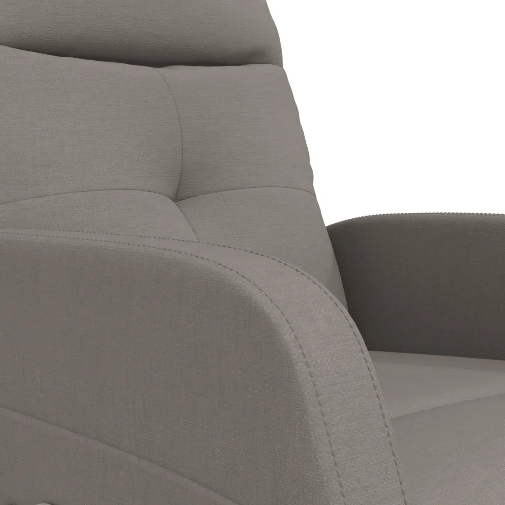 Poltrona Reclinabile Grigio Talpa in Tessuto cod mxl 7005