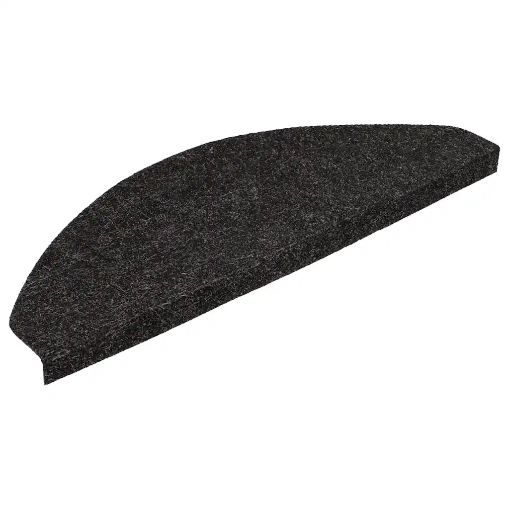 Tappetini Autoadesivi per Scale 20 pz Neri 56x17x3 cm