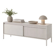 Kameza, Mobile Porta tv un Ripiano, 154x40x53h cm Beige